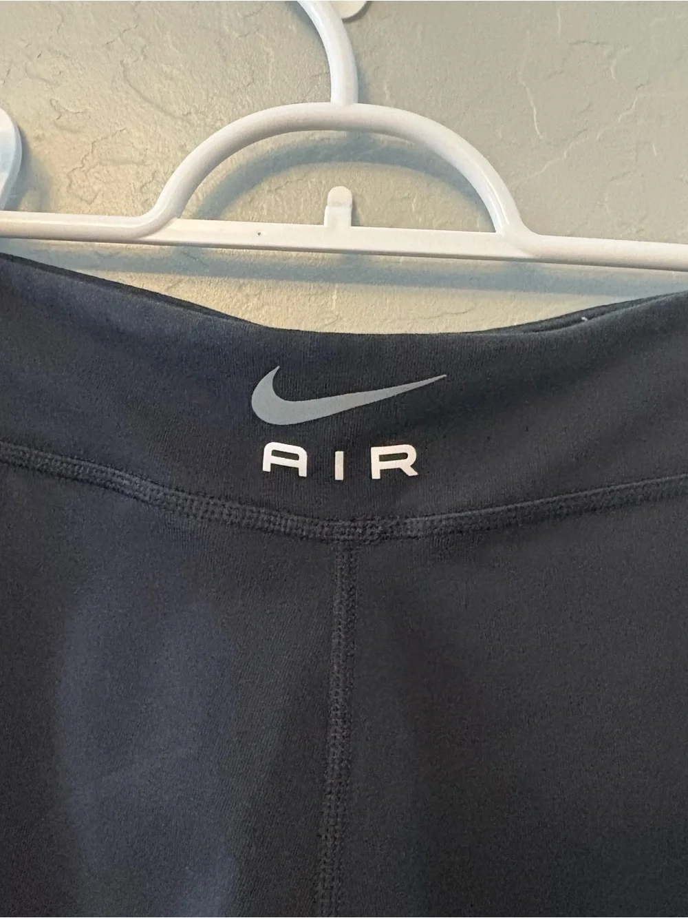 Nike air black and white bicycle style Shorts girls size large